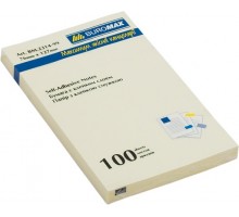 Папір для нотаток липкий блок 127х76мм 100арк BUROMAX BM.2314-01 жовтий