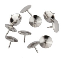 Кнопка канцелярська 50 шт нікельована Axent 4201-A