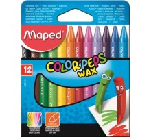 Крейда воскова 12 кольорів COLOR PEPS Wax Crayons MP.861011