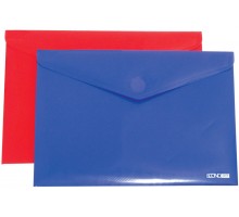 Конверт на липучці А4 Economix непрозорий E31303-50 асорті