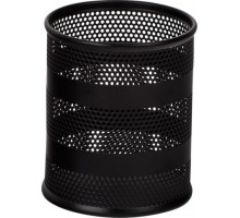 Підставка для ручок металева сітка кругла 85х85х100мм BUROMAX BM.6203-01 чорна