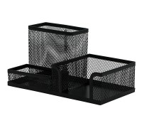 Підставка-органайзер металева чорна 3 відділ. 205*103*98мм KF16572 (Q-CONNECT)