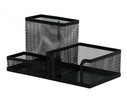 Підставка-органайзер металева чорна 3 відділ. 205*103*98мм KF16572 (Q-CONNECT)