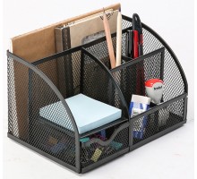 Підставка-органайзер Q-CONNECT 220*140*130мм металева, чорна KF17295