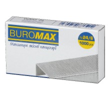 Скоби №24/6 1000шт. Люкс BUROMAX BM.4412