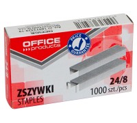 Скоби OFFICE PRODUCTS 18072429-19 №24/8 1000 шт. 
