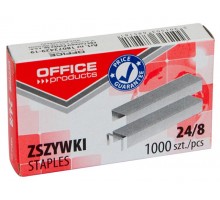 Скоби OFFICE PRODUCTS 18072429-19 №24/8 1000 шт. 