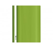 Швидкозшивач А4 без перфорації пластиковий Economix з прозорий верхом E31511-13 салатовий