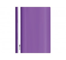 Швидкозшивач А4 без перфорації пластиковий Economix з прозорим верхом E31511-12 фіолетовий