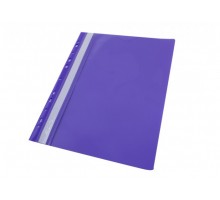 Швидкозшивач А4 з перфорац. пласт. 4Office 2отв. 4-240 03040347 фіолетова