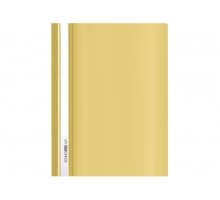 Швидкозшивач А4 без перфорації пластиковий Economix з прозорим верхом E38503-05 жовтий