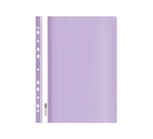 Швидкозшивач А4 з перфорацією пластиковий Economix з прозорим верхом E31510-88 лавандовий