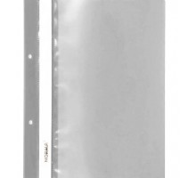 Швидкозшивач А4 пластиковий з прозорим  верхом з перфорацією Norma 5262 фіолетова