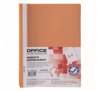 Швидкозшивач  120/180 мкм, ПП, помаранчева 21082211-07 OFFICE PRODUCTS