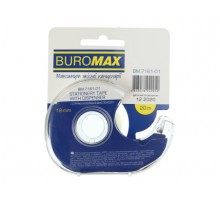 Стрічка клейка 18х20м  прозора в диспенсорі BUROMAX BM.7161-01