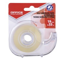 Скотч 19 мм, 33 м, диспенсер, прозора OFFICE PRODUCTS 18221931-90