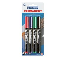 Набiр маркерiв перманентних "Centropen" 4шт 8566/04 