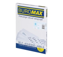 Етикетка самоклеюча BuroMax ВМ.2840 А4 70х37 мм 24 шт.