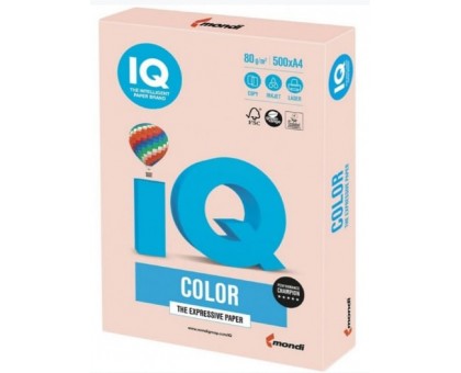 Папір кольоровий А4 IQ Color 80 г/м2 SA24 пастель персиковий 500 л