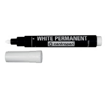 Маркер перманентний "Centropen" Permanent White 8586/11 2.5мм білий