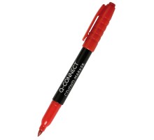 Маркер перманентний Q-CONNECT KF02302 1мм червоний 