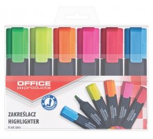 Набір маркерів текст. 6 кольор. 1-5мм OFFICE PRODUCTS 17055219-99