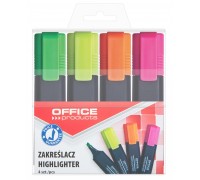 Набір маркерів текстових OFFICE PRODUCTS 17055214-99, 4 шт 1-5мм