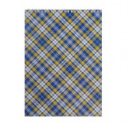 Блокнот А4  48 арк на верхній спіралі  картонна обкладинка клітинка синій BUROMAX BM.2460-02