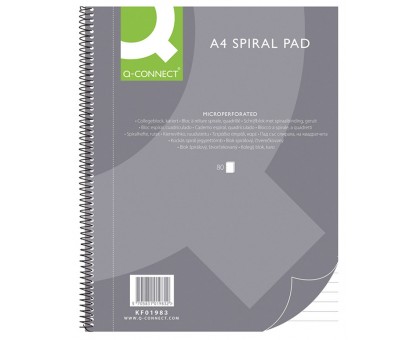 Блокнот на спір  Q-CONNECT KF01983, А4, у лінійку, 80 аркушів