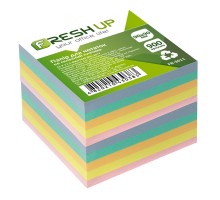 Папір для нотаток кольоровий 9х9см 900 арк Fresh Up Класика непроклеєний FR-3611 100418