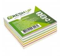 Папір для нотаток 8,5х8,5см 400арк проклеєний Fresh Up FR-2212 кольоровий