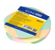 Папір для нотаток 8,5х8,5см 400 арк. Economix спіраль проклеєний Е20924 кольоровий