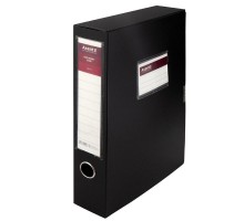 Папка-бокс А4 6см на липучці Axent 1760-01 чорна