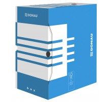 Папка-бокс д/архівації 15,5см Donau 7663301Pl-10 синій