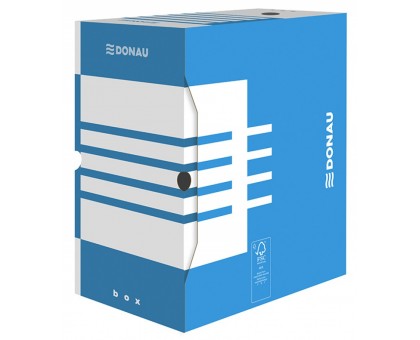 Папка-бокс д/архівації 15,5см Donau 7663301Pl-10 синій