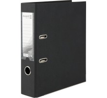 Папка-реєстратор 7,5см A4 двостороння Delta by Axent зібрана чорна 24363 D1712-01C