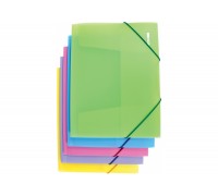 Папка на гумці А4 пластикова Economix E31633 асорті