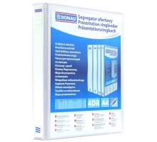 Папка DONAU 2788404PL-09 А4/4RD/40, біла 