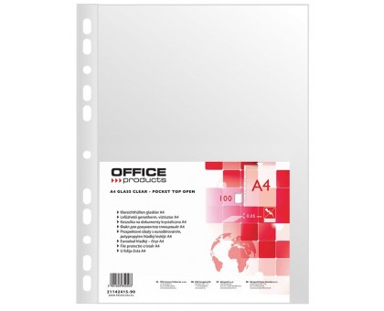 Файл для документів А4+ 50мкм 100шт OFFICE PRODUCTS 21142415-90
