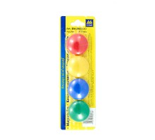 Магніти для дошки 4шт d-3см BUROMAX BM.0022-43