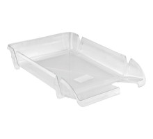 Лоток для паперів горизонтальний Delta by Axent D4002 прозорий