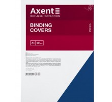 Обкладинка для палітурки А4 картон під шкіру  синя, 250г Axent 2730-02-A  36854 уп/ 50шт.