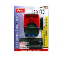 Самонабірний штамп 4-рядки 47х18мм S-883 червоний