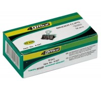 Біндер 19мм 4Office 4-327 чорний