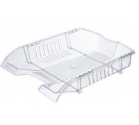 Лоток для паперів горизонтальний прозорий  ПС ЛГ-2