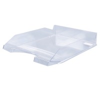 Лоток для паперів OFFICE PRODUCTS горизонтальний прозорий  18016011-90