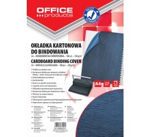 Обкладинка для палітурки OFFICE PRODUCTS 20232525-11 А4 картон під шкіру темно-синя 250 г/м2 100шт