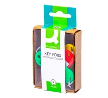 Брелок для ключiв 6 шт. Q-CONNECT KF02036