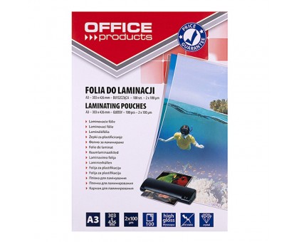 Плівка д/ламінування А3 303х426 100мк, 20325625-90  (OFFICE PRODUCTS)/1шт
