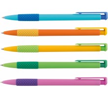 Ручка кулькова автоматична Economix Phaeton E10219 синя